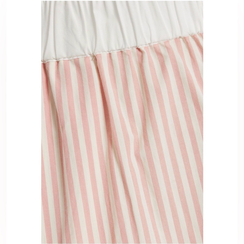 NWT BY MALENE BIRGER HELSY STRIPE BOXER PANT W/ CONTRAST WAIST BAND- SIZE 10 - Picture 2 of 8